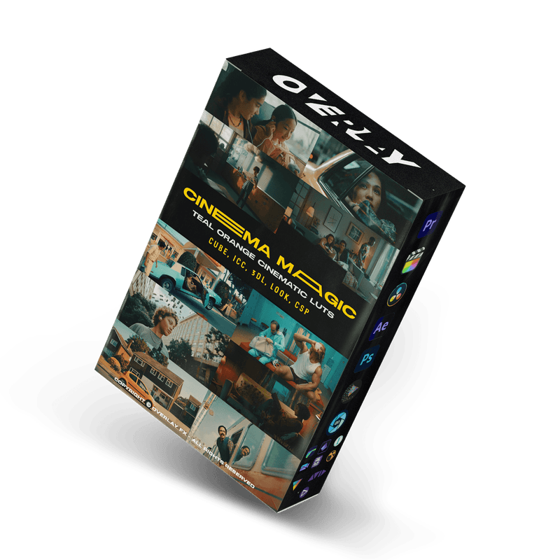 LUT预设 - 22组茶色橙色视频色彩分级调色 Cinema Magic – Teal Orange Cinematic LUTs LUT预设 - 22组茶色橙色视频色彩分级调色 Cinema Magic – Teal Orange Cinematic LUTs