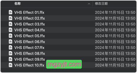 Ae预设-10种闪烁快抖颤动VHS视觉效果 Ae预设-10种闪烁快抖颤动VHS视觉效果