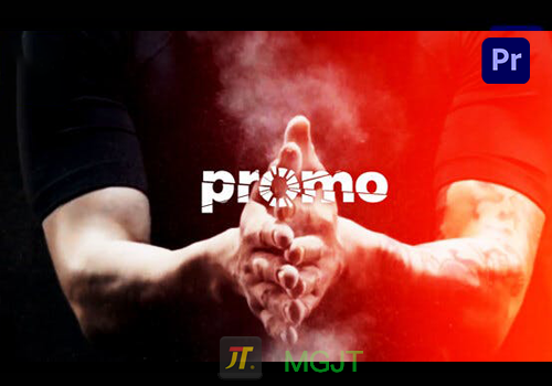 PR模版-快闪标题文字转场过渡促销动画Shatter Promo-MGJT资源