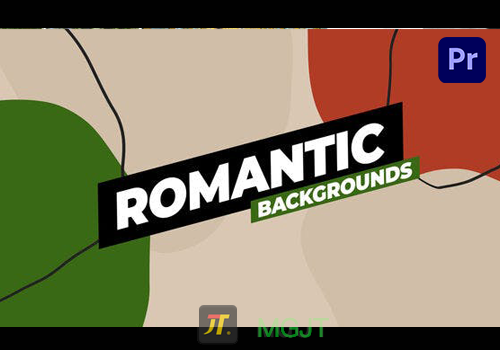 PR模版-10组浪漫背景动画效果Romantic Backgrounds-MGJT资源
