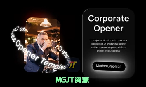 11个模块化结构干净而专业的热门PC端现代排版 PR+AE模板-MGJT资源
