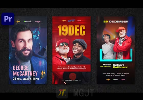 PR模板-Instagram Reels 活动派对传单第 4 部分Instagram Reels Event Party Flyers. Part 4-MGJT资源