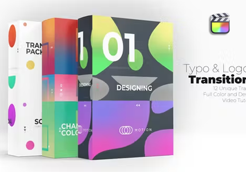 FCPX插件-12个错别字和徽标毒刺过渡包Typo & Logo Stinger-MGJT资源