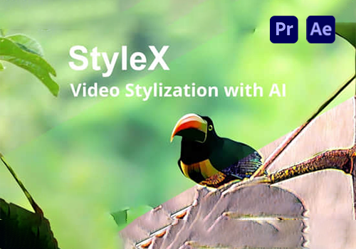 PR/AE插件-AI人工智能视频风格化工具StyleX v1.0.21[Mac]-MGJT资源