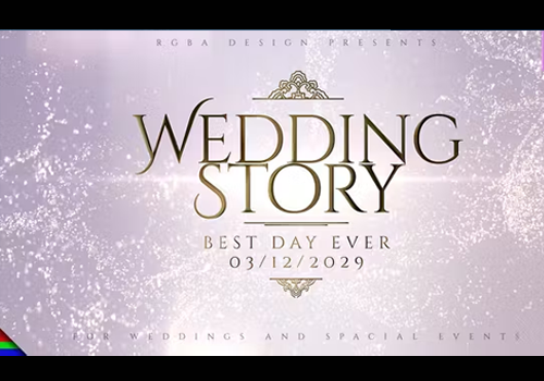 PR模板-27个婚礼背景开场白片尾过渡幻灯片Wedding-MGJT资源