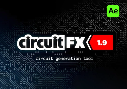 Ae脚本-高科技电流电路板线路动画 circuitFX v1.90c-MGJT资源