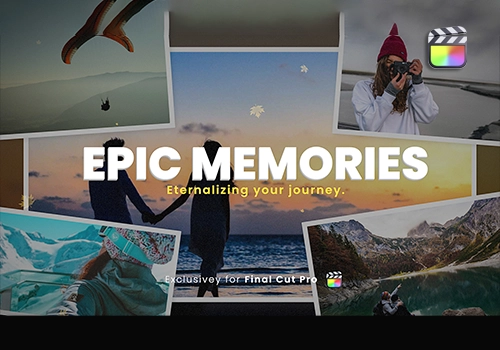 FCPX插件-42个史诗般的回忆婚礼幻灯片标题介绍场景 Epic Memories-MGJT资源
