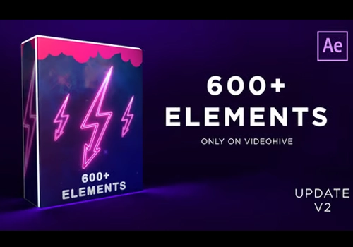 Ae模版-600+手绘涂鸦形状图标过渡元素包-MGJT资源