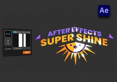 Ae脚本-自定义超级闪耀光泽扫光 Super Shine v1.0-MGJT资源