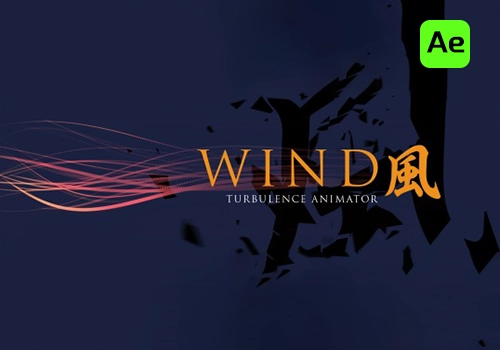 Ae脚本-风吹物体粒子飘散汇聚特效 Wind v1.08-MGJT资源