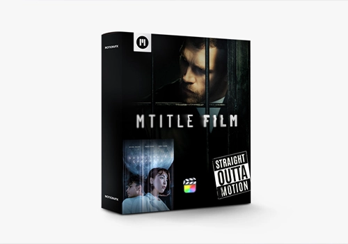 FCPX插件-60个震撼标志性电影预告片开场标题 mTitle Film-MGJT资源