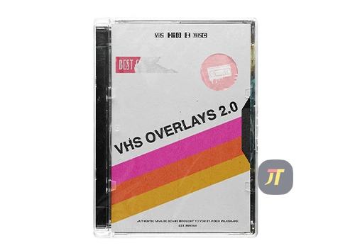 Video Milkshake 50+VHS复古故障纹理叠加效果素材 VHS Glitches and Overlays Pack 2.0-MGJT资源