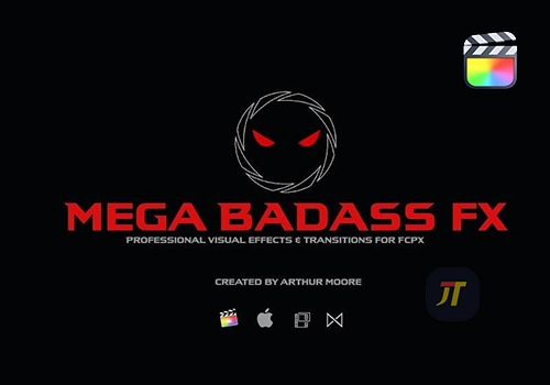 FCPX插件-83个网红油管大神 Arthur Moore 实用酷炫特效和转场特效完整版 Mega BadAss Effect Full Pack 1-MGJT资源