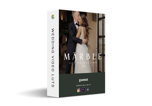 Gamut Marble 5款优雅婚礼温暖平静柔和调色LUTs-MGJT资源
