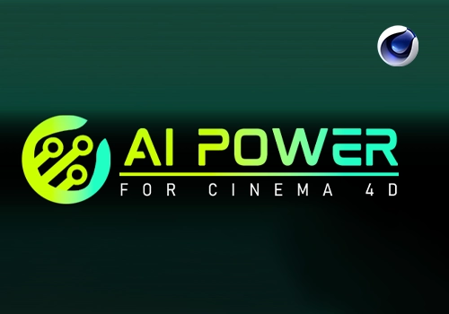 C4D插件-人工智能AI快速创建人物场景模型 AI Power-MGJT资源