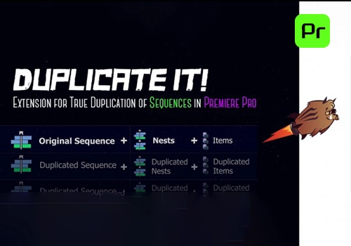 PR脚本-序列复制预设扩展 Duplicate It! v1.0.1-MGJT资源