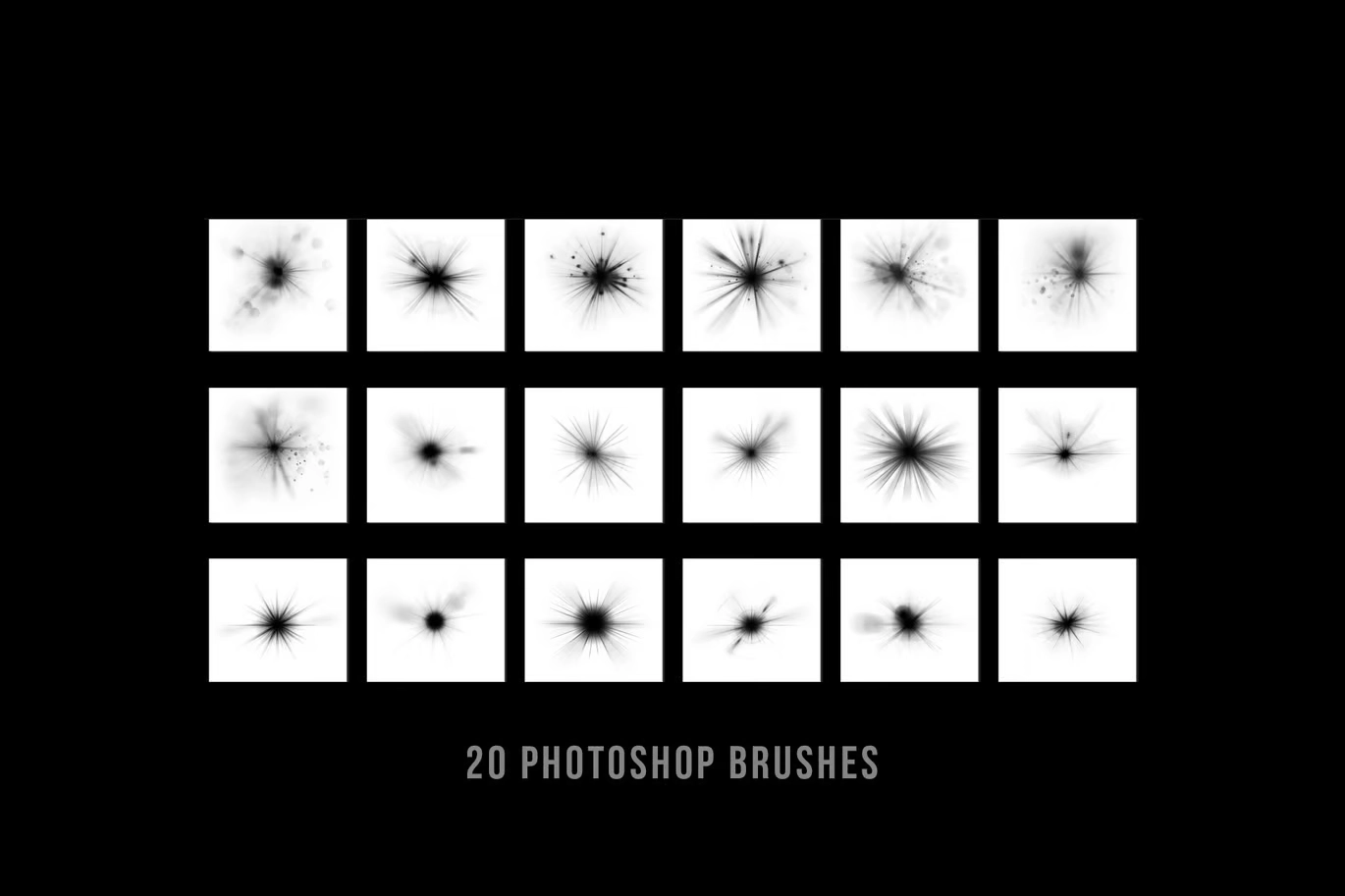 PS笔刷-20种摄影散景光晕数字画笔 PS笔刷-20种摄影散景光晕数字画笔