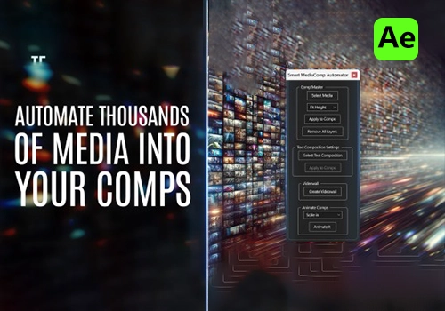 Ae脚本-图层自动排列生成4K照片墙视频 Smart MediaComp Automator v1.0-MGJT资源