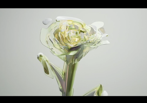 3D 生成式玫瑰视频素材-MGJT资源