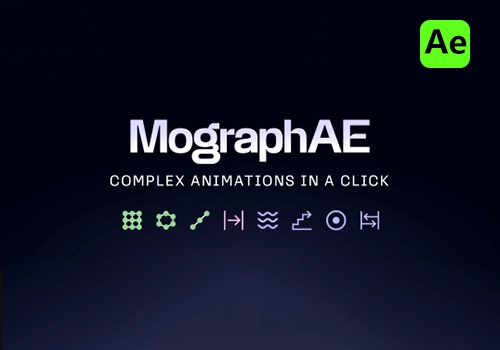 Ae脚本-快速创建网格阵列克隆效果 MographAE v1.7.1-MGJT资源