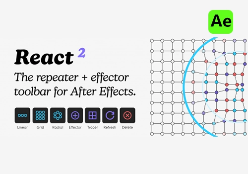 Ae脚本-图层复制随机衰减步幅效果器 React v2.0.0-MGJT资源