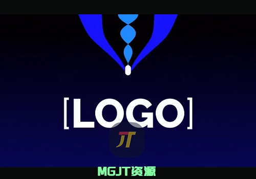 2025抽象风格LOGO徽标MG动画AE模版-MGJT资源