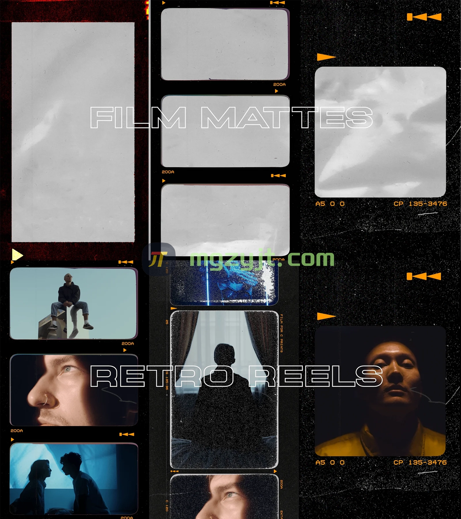 59个移动端脱颖而出完美的复古电影遮罩和视频素材 Retro Reels – Vertical Film Frames & Mattes 59个移动端脱颖而出完美的复古电影遮罩和视频素材 Retro Reels – Vertical Film Frames & Mattes