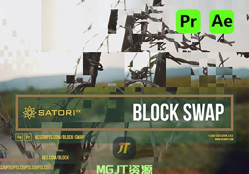 PR/AE插件-随机生成像素块视频效果 Block Swap v1.5.1[win][mac]-MGJT资源