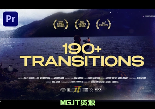 190+带音效FX垂直和水平过渡效果PR模板-MGJT资源