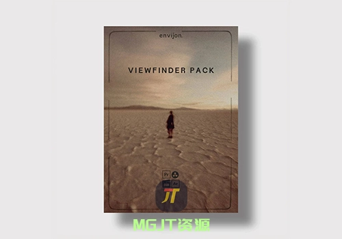 Envijon 26个手工制作胶片相机的取景器叠加层视频素材   Viewfinder Pack-MGJT资源