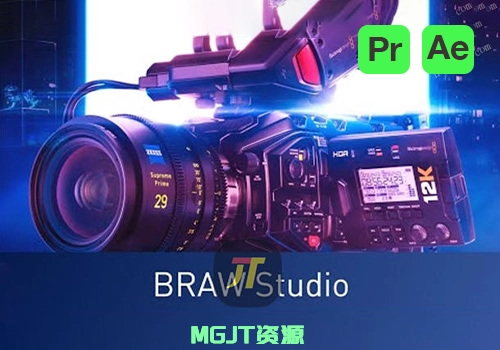 PR/AE插件-导入Blackmagic RAW视频素材 BRAW Studio v3.3.8[win][mac]-MGJT资源