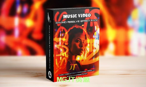 15个Davinci Resolve音乐视频转场效果模板-MGJT资源
