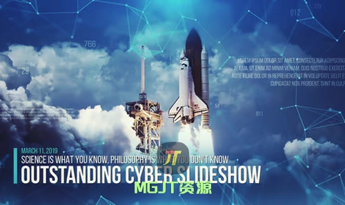 杰出视觉与智能；互动高端网络幻灯片AE模板-MGJT资源