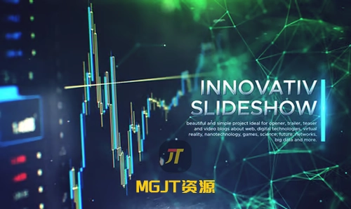 未来派抽象高科技数字幻灯片AE模板-MGJT资源
