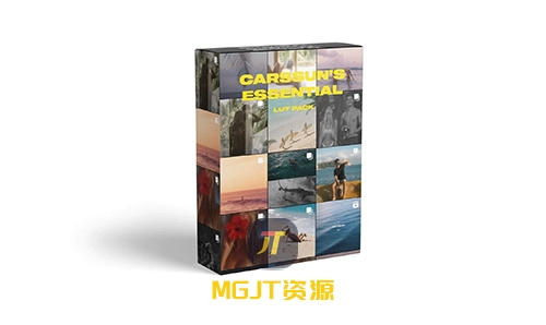 LUT预设-5款创作者基础特效工具调色LUT套装 CREATOR FX – @CARSSUN ESSENTIAL LUTs-MGJT资源