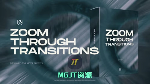 6种不同的快速穿越过渡视觉特效PR&AE模板-MGJT资源