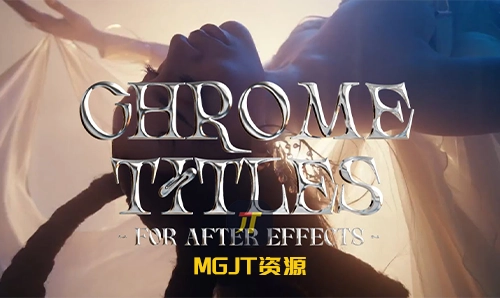 40种2K&4K时尚迷幻酸性金属镀铬文本标题动画AE模板 PixFlow – Chrome Title Text Templates-MGJT资源