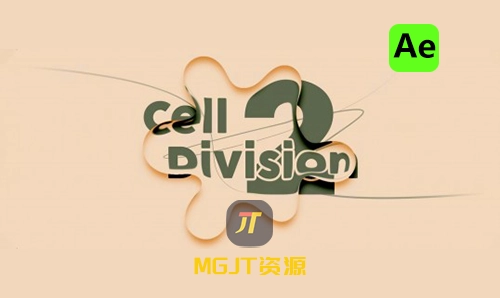 Ae脚本-透明液体水滴分裂变形生长视觉效果 Cell Division 2 v1.0.0 -MGJT资源