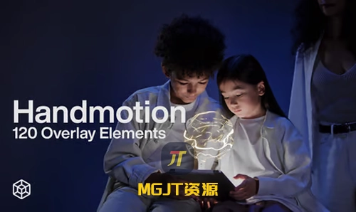  120个手绘叠加MG动画元素AE模板-MGJT资源