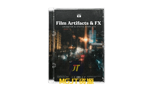 20组电影胶片伪影叠加划痕灰尘纹理特效视频素材 CINEGRAMS - Film Artifacts & FX-MGJT资源