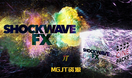 CINEPACKS 34个幻能量粒子冲击波粒子爆炸特效4K视频素材  SHOCKWAVE FX-MGJT资源