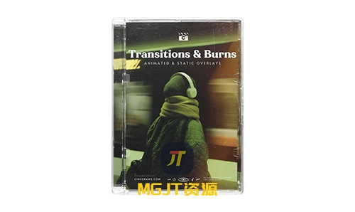 20组电影美学闪切快节奏耀斑漏光视频+PNG素材 Cinegrams – Film Transitions & Burns-MGJT资源
