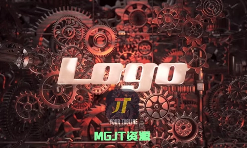 工业风格 3D 金属标志开场动画效果PR&AE模板-MGJT资源