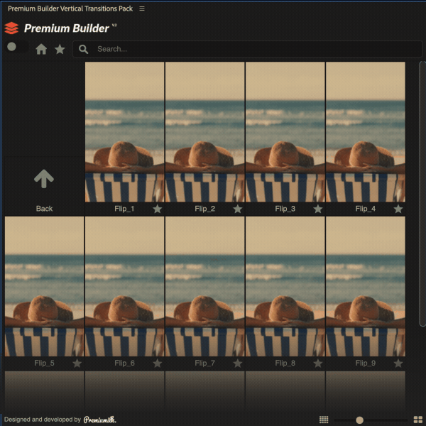 Pr脚本-40个类别的700种垂直过渡效果包 Vertical Transitions Pack for Premiere Pro Pr脚本-40个类别的700种垂直过渡效果包 Vertical Transitions Pack for Premiere Pro