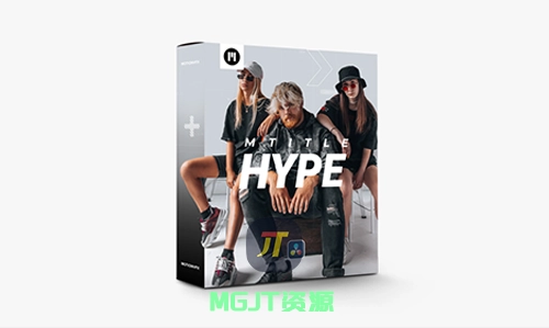 达芬奇预设-62个时尚动感运动视频标题动画效果  MotionVFX – mTitle Hype DVR-MGJT资源