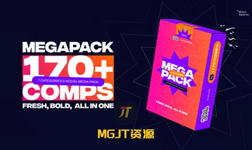 企业网站广播倒计时与计时器全屏背景转场效果AE模板-MGJT资源