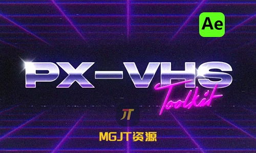 139 种复古风格VHS 故障扭曲和过渡效果 PR&AE 模板+视频素材 Pixflow - VHS Effects-MGJT资源