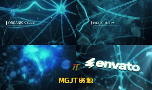 创意视频有机细胞自然活力效果 PR模板-MGJT资源