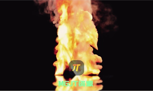 电影片尾LOGO徽标展示效果（燃烧之剑的传说）AE 模板-MGJT资源