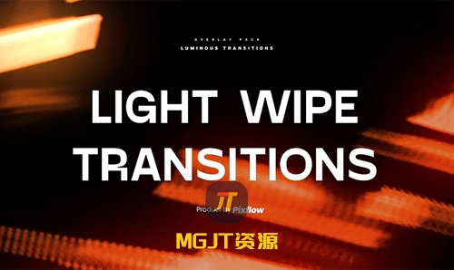 80种不同胶片燃烧和漏光过渡效果视频素材 Pixflow - Luminous Light Leak Transitions-MGJT资源